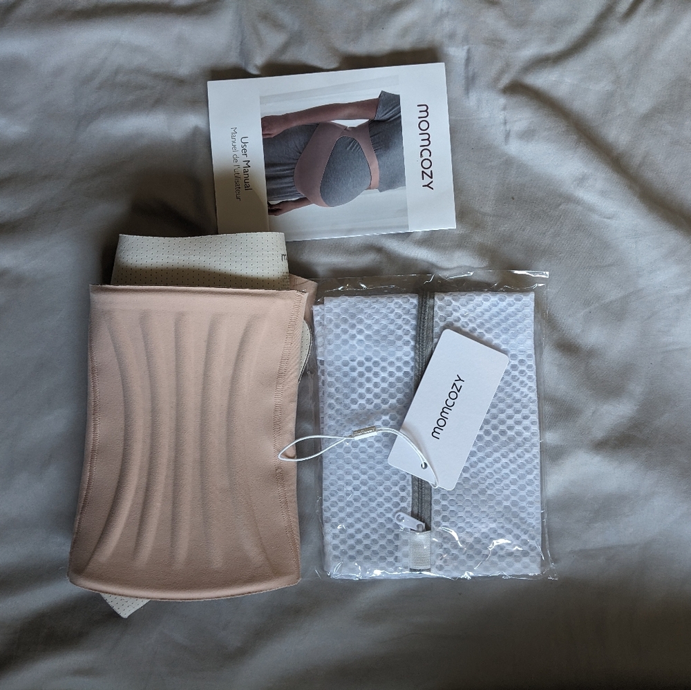 BellyEmbrace - Momcozy Ergonest Maternity Belly Band. Oyster Pink Color, size M
